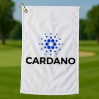 Cardano Logo Crypto Coin Blockchain Golf Towel