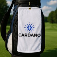 Cardano Logo Crypto Coin Blockchain Golf Towel