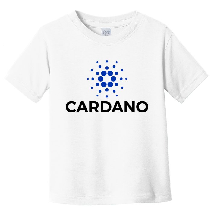 Cardano Logo Crypto Coin Blockchain Toddler T-Shirt
