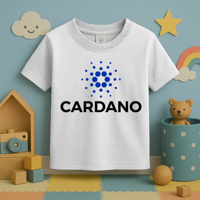 Cardano Logo Crypto Coin Blockchain Toddler T-Shirt