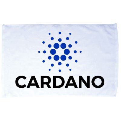 Cardano Logo Crypto Coin Blockchain Microfiber Hand Towel