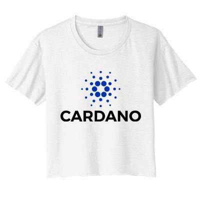 Cardano Logo Crypto Coin Blockchain Crop Top