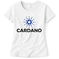 Cardano Logo Crypto Coin Blockchain Womens T-Shirt