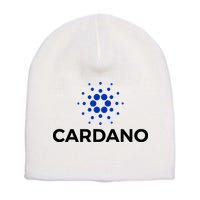 Cardano Logo Crypto Coin Blockchain Short Acrylic Beanie