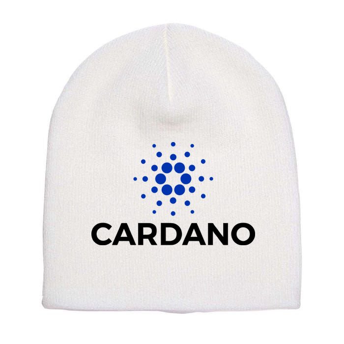 Cardano Logo Crypto Coin Blockchain Short Acrylic Beanie
