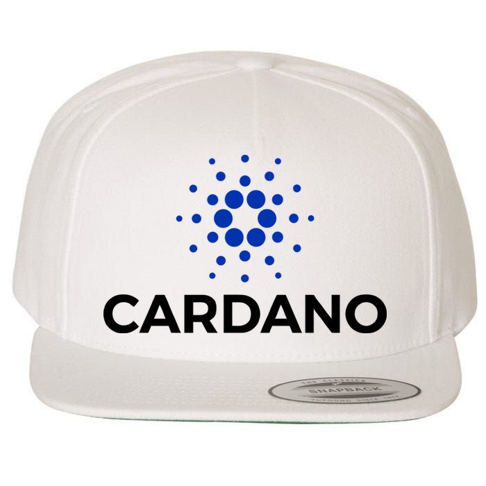 Cardano Logo Crypto Coin Blockchain Wool Snapback Cap