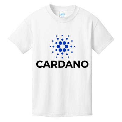 Cardano Logo Crypto Coin Blockchain Kids T-Shirt