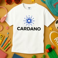 Cardano Logo Crypto Coin Blockchain Kids T-Shirt