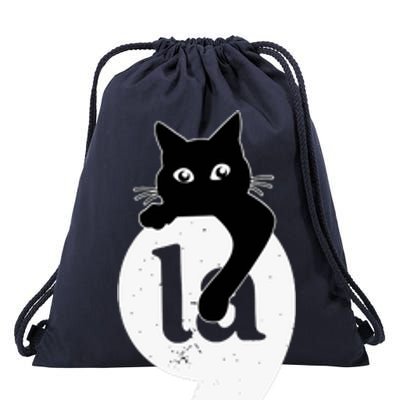 Comma La Cat Kamala Harris Drawstring Bag