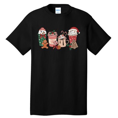 Christmas Latte Cute Comfort Tall T-Shirt