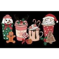 Christmas Latte Cute Comfort Bumper Sticker