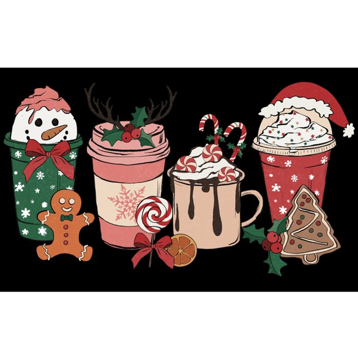 Christmas Latte Cute Comfort Bumper Sticker