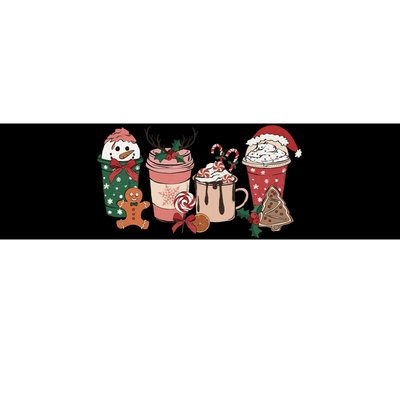 Christmas Latte Cute Comfort Bumper Sticker