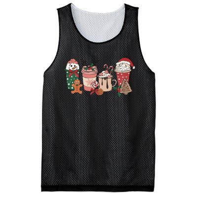 Christmas Latte Cute Comfort Mesh Reversible Basketball Jersey Tank