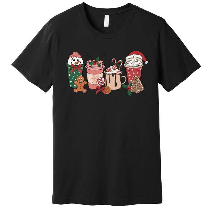 Christmas Latte Cute Comfort Premium T-Shirt