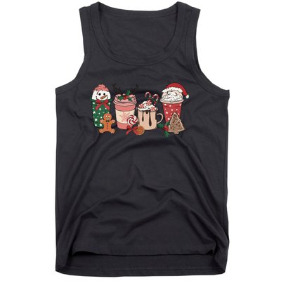 Christmas Latte Cute Comfort Tank Top