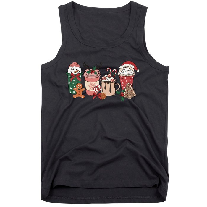 Christmas Latte Cute Comfort Tank Top