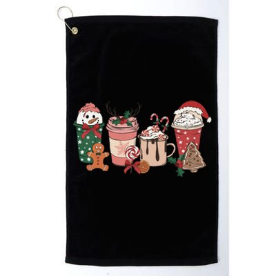 Christmas Latte Cute Comfort Platinum Collection Golf Towel