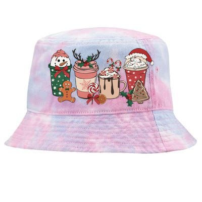 Christmas Latte Cute Comfort Tie-Dyed Bucket Hat