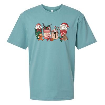 Christmas Latte Cute Comfort Sueded Cloud Jersey T-Shirt