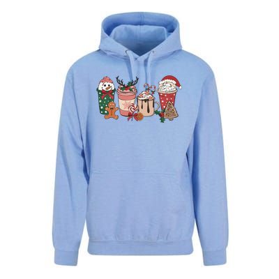 Christmas Latte Cute Comfort Unisex Surf Hoodie