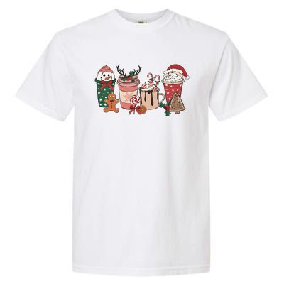 Christmas Latte Cute Comfort Garment-Dyed Heavyweight T-Shirt