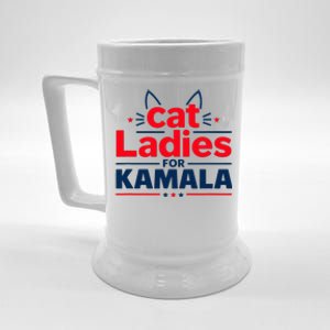 Cat Ladies Cat Lettering Positive Funny Beer Stein