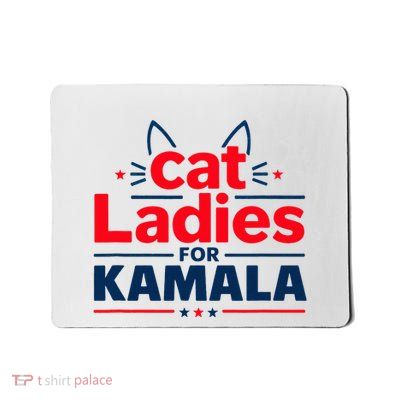 Cat Ladies Cat Lettering Positive Funny Mousepad
