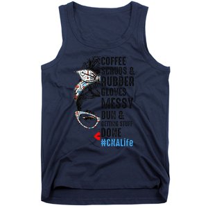 CNA Life Coffee Scrubs And Rubber Gloves Nurses Week Tank Top