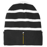 Comma La + Cat Kamala Harris Striped Beanie with Solid Band