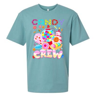 Candy Land Candy Crew Party Halloween Costumes Adult Sueded Cloud Jersey T-Shirt