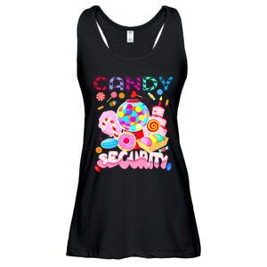 Candy Land Costume Women Candy Crew Funny Candy Security Ladies Essential Flowy Tank