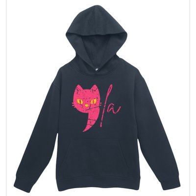 Comma La Cat Ladies For Kamala Harris Urban Pullover Hoodie