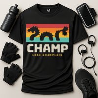 Champ Lake Champlain Monster American Folklore Cooling Performance Crew T-Shirt