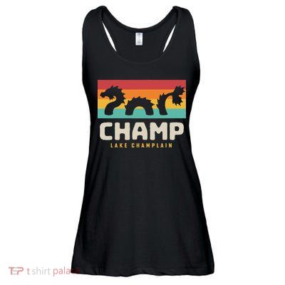 Champ Lake Champlain Monster American Folklore Ladies Essential Flowy Tank