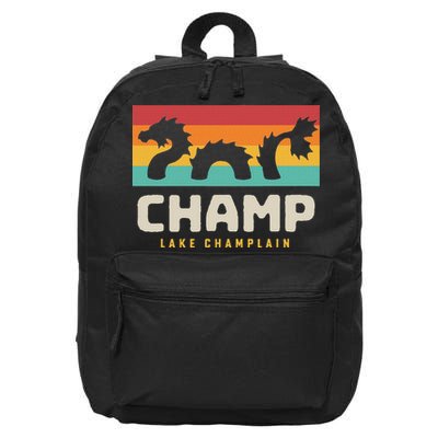 Champ Lake Champlain Monster American Folklore 16 in Basic Backpack