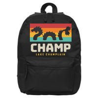 Champ Lake Champlain Monster American Folklore 16 in Basic Backpack
