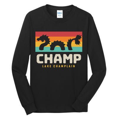 Champ Lake Champlain Monster American Folklore Tall Long Sleeve T-Shirt