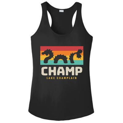 Champ Lake Champlain Monster American Folklore Ladies PosiCharge Competitor Racerback Tank