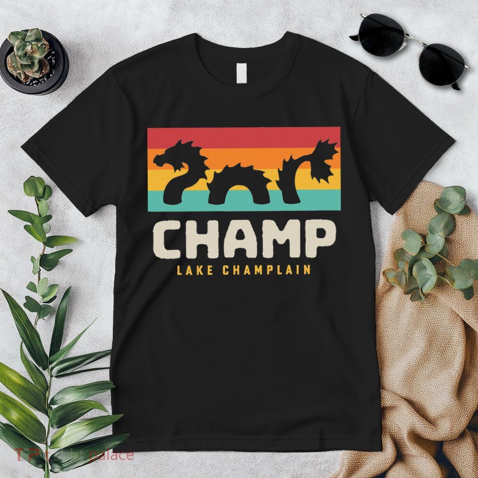 Champ Lake Champlain Monster American Folklore Premium T-Shirt
