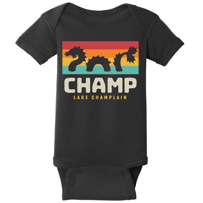 Champ Lake Champlain Monster American Folklore Baby Bodysuit