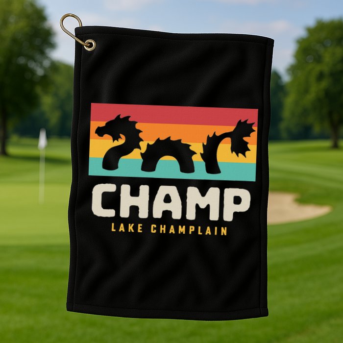 Champ Lake Champlain Monster American Folklore Golf Towel