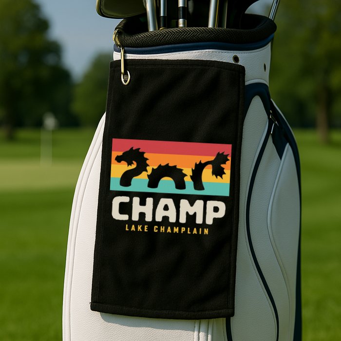 Champ Lake Champlain Monster American Folklore Golf Towel