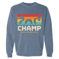 Champ Lake Champlain Monster American Folklore Garment-Dyed Sweatshirt