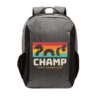 Champ Lake Champlain Monster American Folklore Vector Backpack