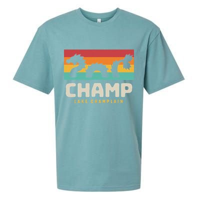 Champ Lake Champlain Monster American Folklore Sueded Cloud Jersey T-Shirt