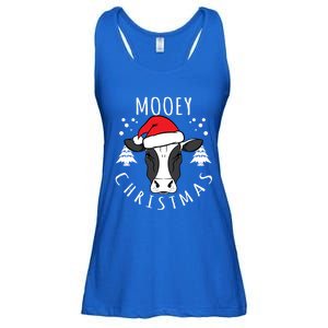 Cow Lover Cow Head Design Mooey Christmas Great Gift Ladies Essential Flowy Tank