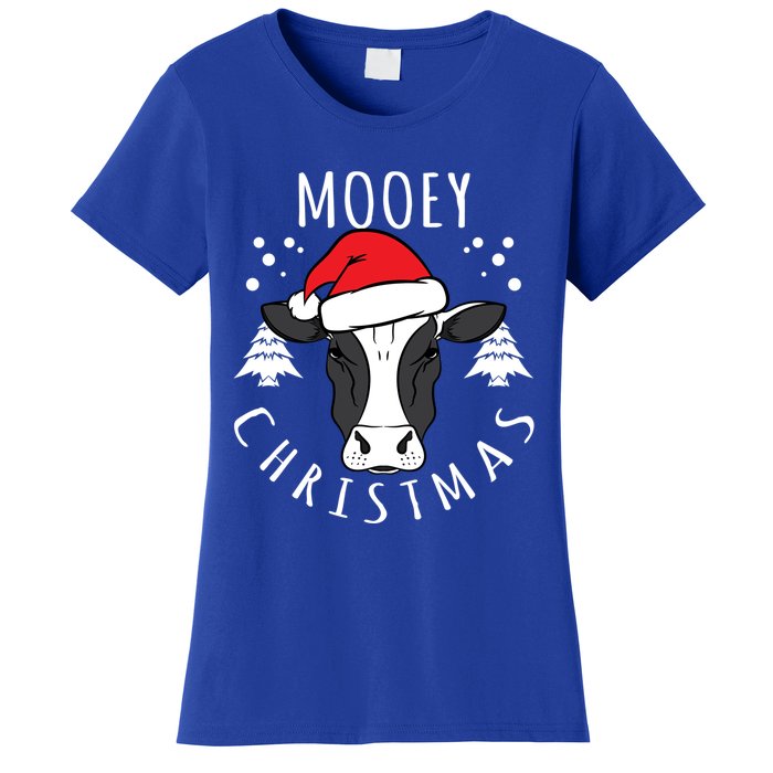 Cow Lover Cow Head Design Mooey Christmas Great Gift Women's T-Shirt