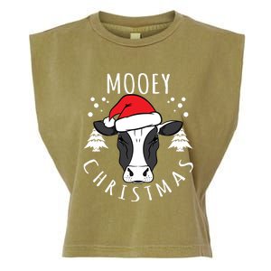 Cow Lover Cow Head Design Mooey Christmas Great Gift Garment-Dyed Women's Muscle Tee