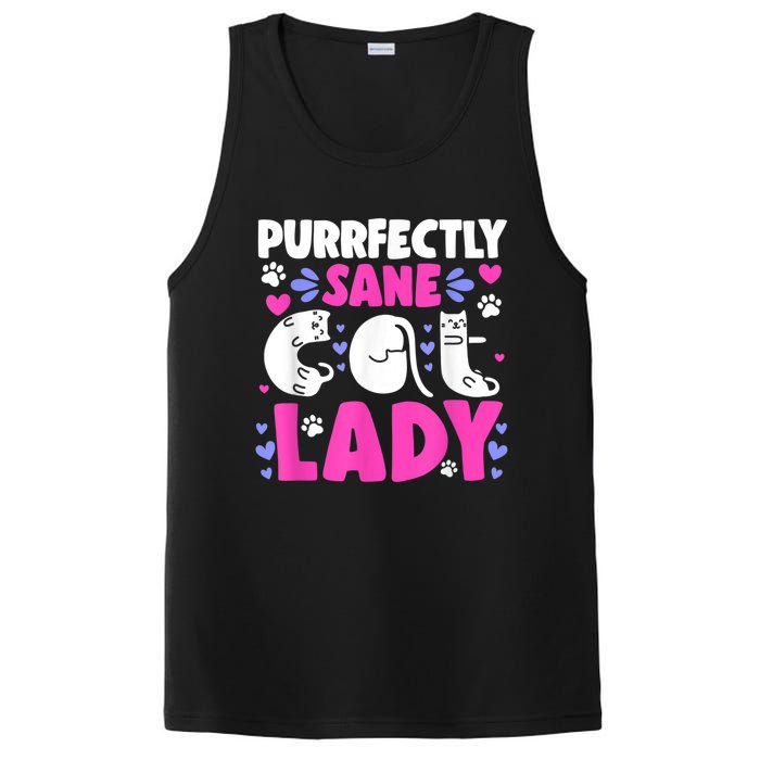 Cat Lady, Cat Lover, Womens Cat Tee, Cat PosiCharge Competitor Tank